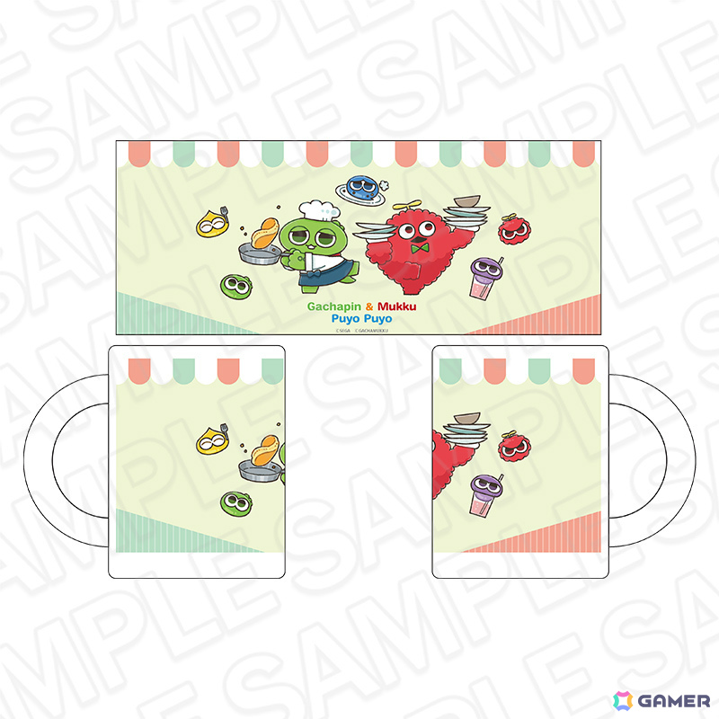「ガチャピン・ムック×ぷよぷよ POP UP SHOP」の事後通販がTHEキャラで開始!アンブレラチャームやランチトートなどがラインナップの画像