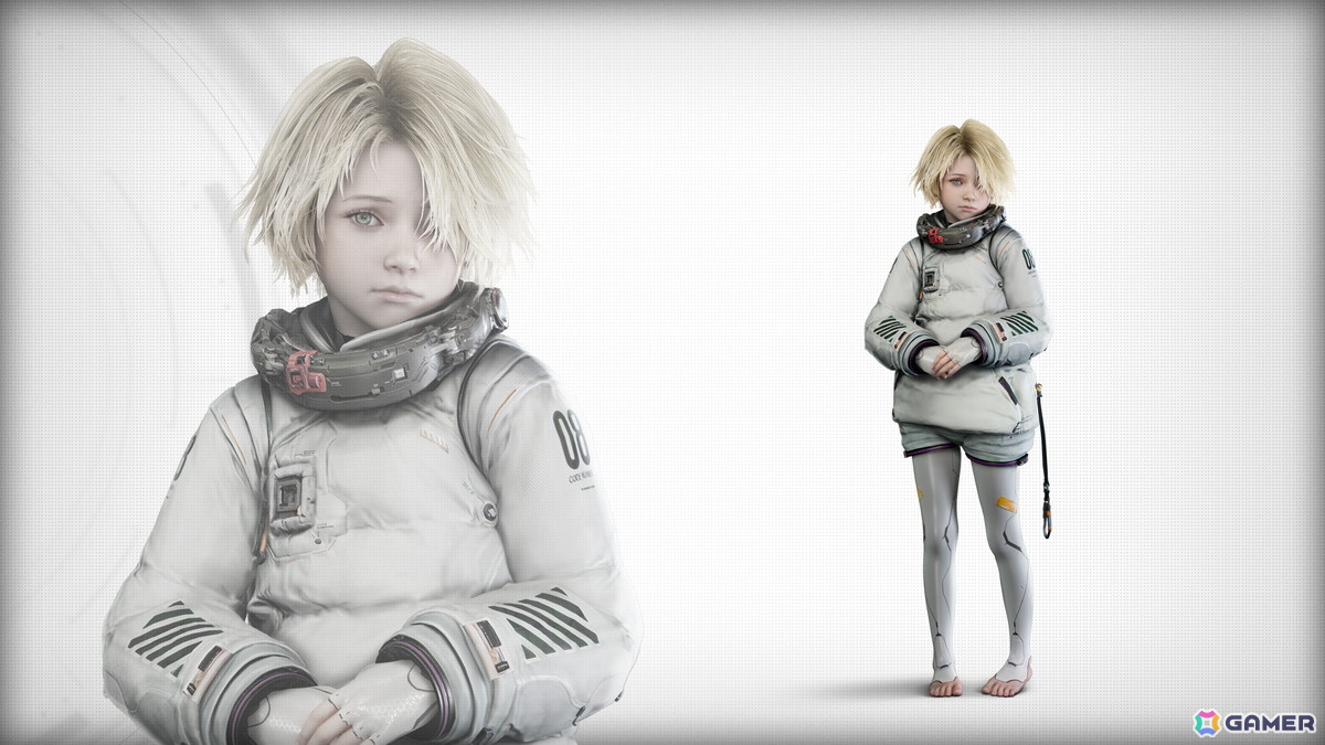 プラグマタに登場する新キャラクター「エイト」の全身像