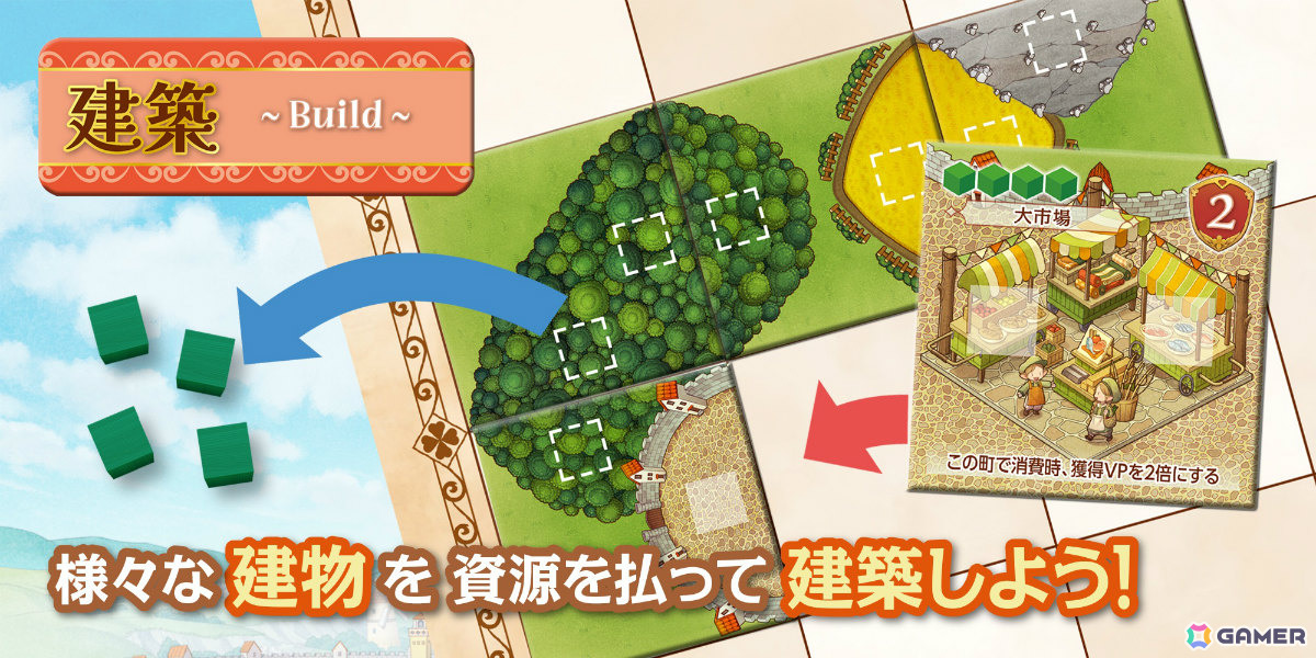 最大4人の開拓地発展ボードゲーム「クローバーランド・ウィズ・ブラウニーズ」がゲームマーケット2026春で先行販売!の画像