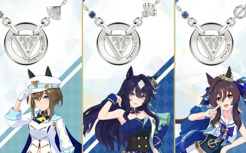 「ウマ娘」シュヴァルグラン、ヴィルシーナ、ヴィブロスをモチーフにしたネックレスの予約受付が開始!の画像