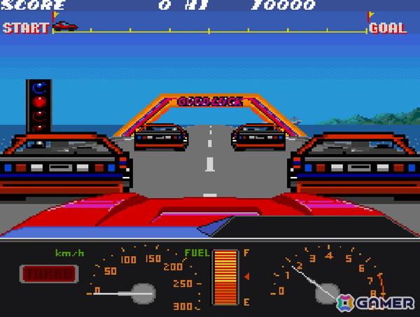 移り変わる美しい情景の先にある栄光のゴールを目指すレースゲーム「KONAMI RF2 Red Fighter」がアケアカ/アケアカ2として4月16日に配信！の画像