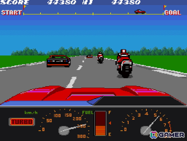 移り変わる美しい情景の先にある栄光のゴールを目指すレースゲーム「KONAMI RF2 Red Fighter」がアケアカ/アケアカ2として4月16日に配信！の画像