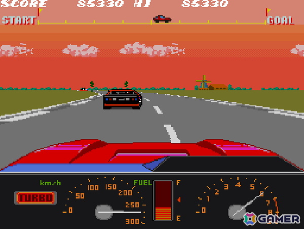 移り変わる美しい情景の先にある栄光のゴールを目指すレースゲーム「KONAMI RF2 Red Fighter」がアケアカ/アケアカ2として4月16日に配信！の画像