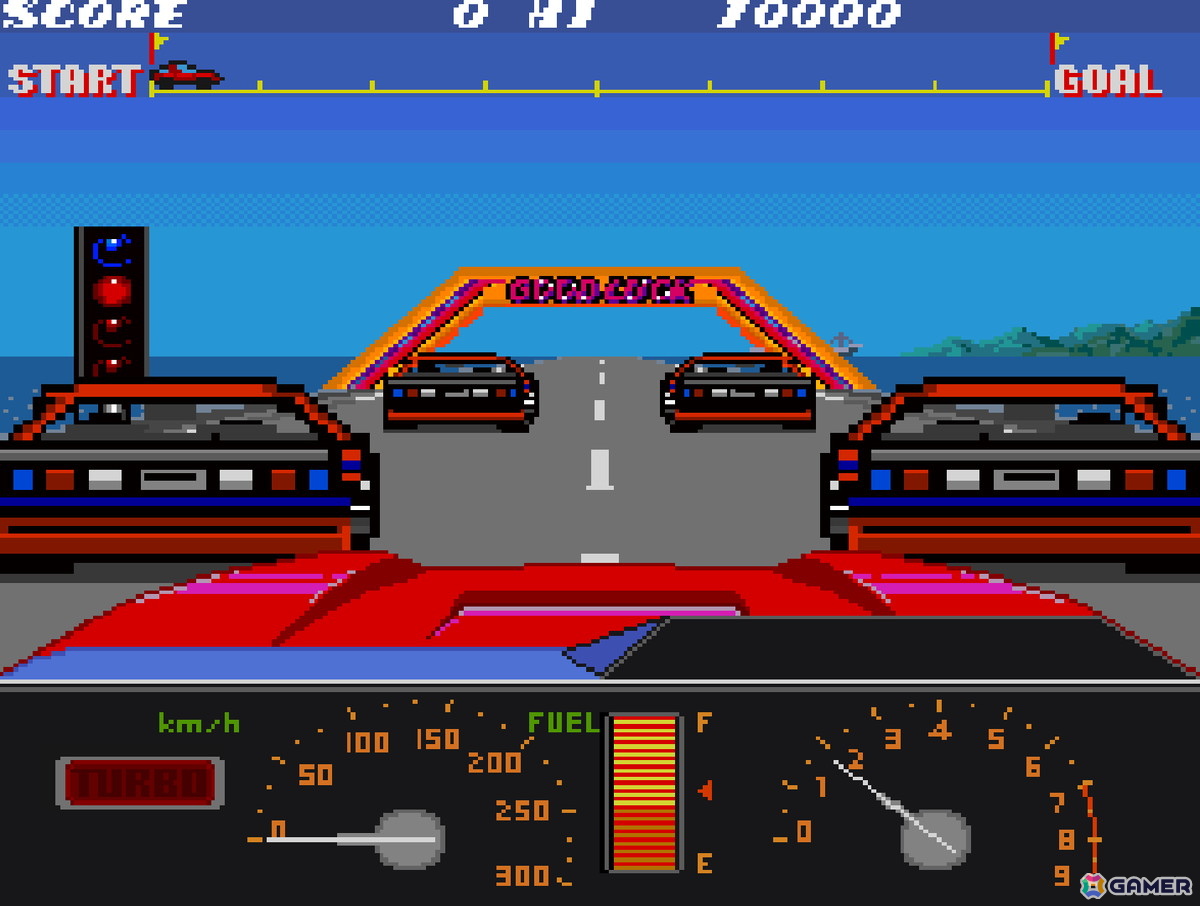 移り変わる美しい情景の先にある栄光のゴールを目指すレースゲーム「KONAMI RF2 Red Fighter」がアケアカ/アケアカ2として4月16日に配信！の画像2