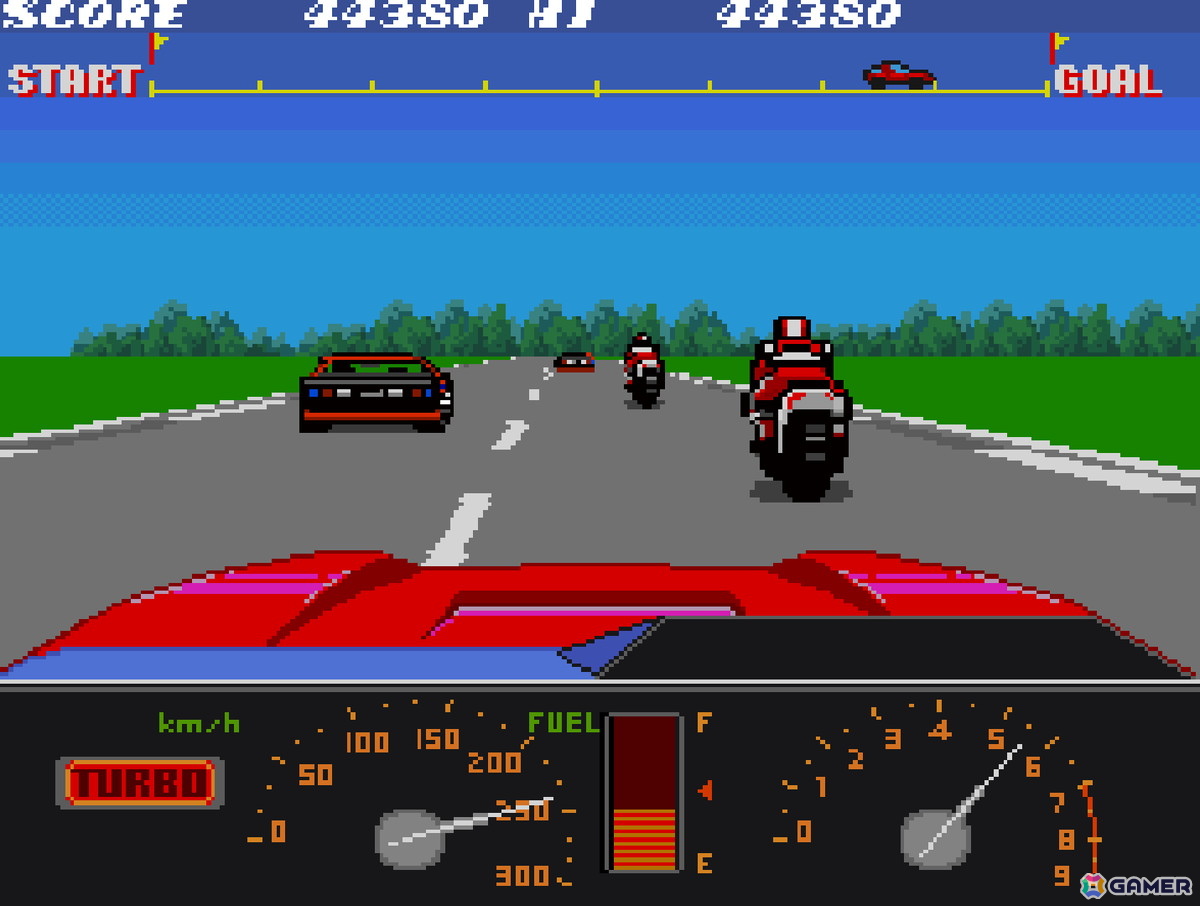 移り変わる美しい情景の先にある栄光のゴールを目指すレースゲーム「KONAMI RF2 Red Fighter」がアケアカ/アケアカ2として4月16日に配信！の画像3