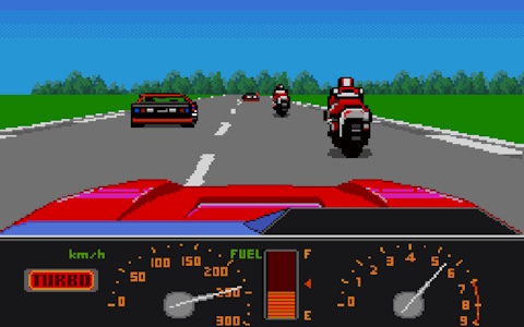 移り変わる美しい情景の先にある栄光のゴールを目指すレースゲーム「KONAMI RF2 Red Fighter」がアケアカ/アケアカ2として4月16日に配信！