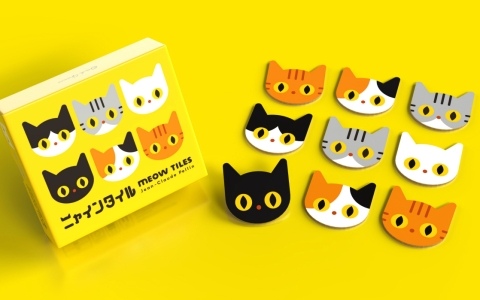 ボードゲーム「ナインタイル」のネコバージョン「ニャインタイル」がゲームマーケット2026春で先行販売！
