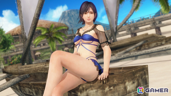 「DEAD OR ALIVE XVV」青を基調としたビキニとシースルーの袖が特徴的なSSR水着「アクア・バンドゥ」が登場！の画像4