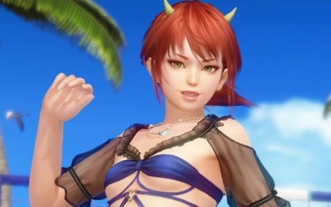 「DEAD OR ALIVE XVV」青を基調としたビキニとシースルーの袖が特徴的なSSR水着「アクア・バンドゥ」が登場！