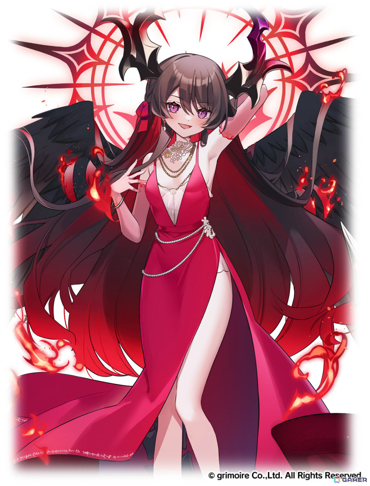 「ブレ×ブレ」日高里菜さん演じるSS魔剣「魔剣グラム:Blaze」に新ドレス魔装が解禁！製造フェス「魔剣製造《11th Anniversary Party》」が開催の画像