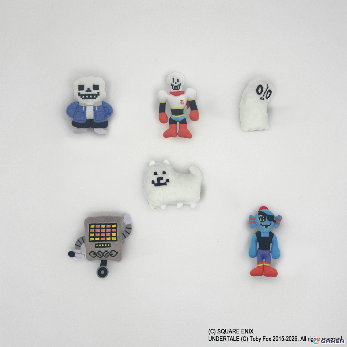 「UNDERTALE」サンズたちのぬいぐるみマグネットや「むかしむかし…」「スノーフルのまち」のオルゴールが9月9日に発売!の画像