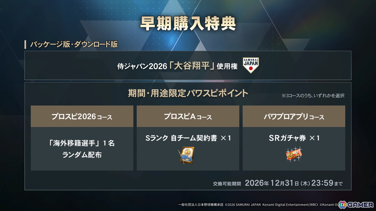 「プロ野球スピリッツ2026」が7月16日にPS5/Steamで発売!侍ジャパンやベネズエラ代表も実名で登場する「2026 WORLD BASEBALL CLASSIC」モードを搭載の画像