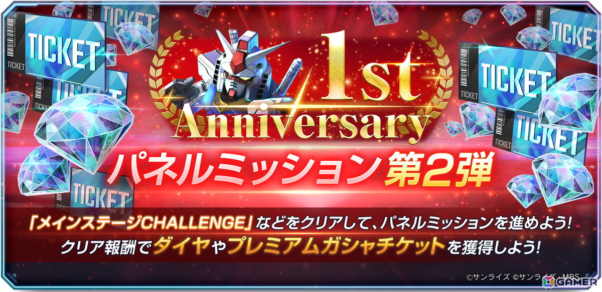 「SDガンダム ジージェネレーション エターナル」がサービス開始から1周年!UR「Ex-Sガンダム(EX)」「ガンダム・ファラクト(Season2仕様)(EX)」も登場の画像