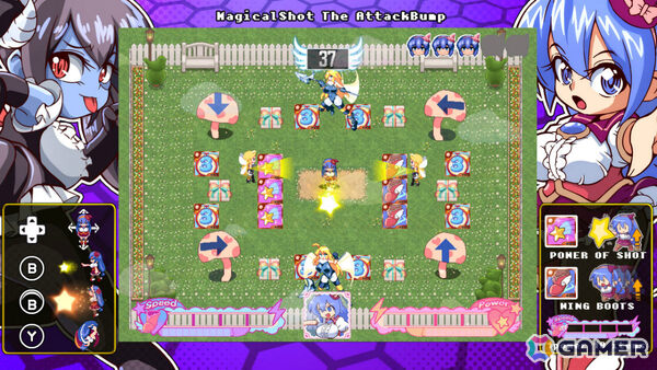 魔法弾で敵を吹き飛ばし壁に激突させる見下ろし型2Dアクション「ツクールシリーズ　マジカルショット・ザ・アタックバンプ☆」がリリース！の画像2