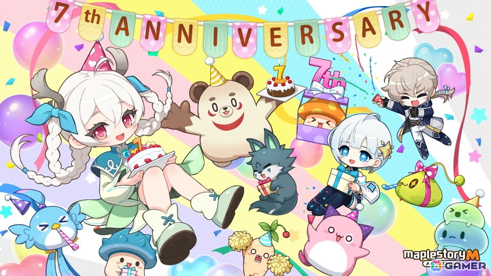 「メイプルストーリーM」サービス開始から7周年を記念したイベントを開催！新職業「リン」が実装の画像1