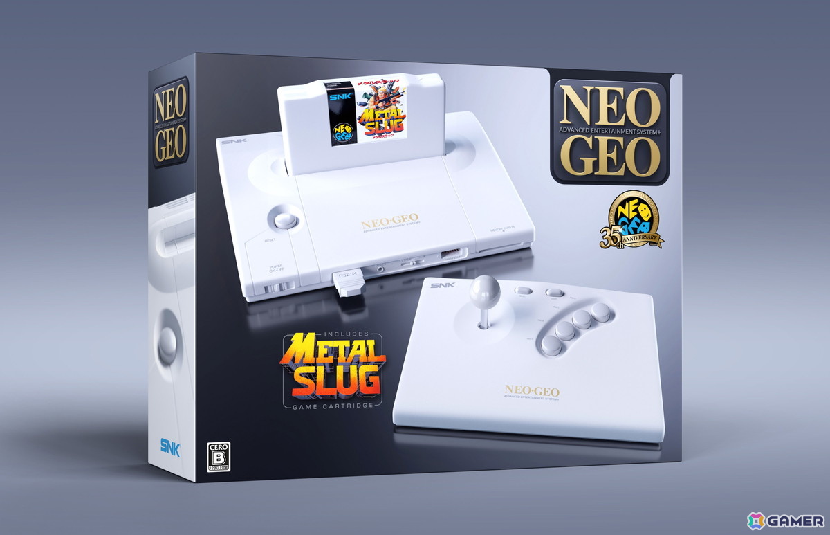 PLAIONがSNKとの協業で家庭用ゲーム機「NEOGEO AES+」を11月12日に発売!10本のNEOGEO名作タイトルを集めたゲームコレクションも登場の画像
