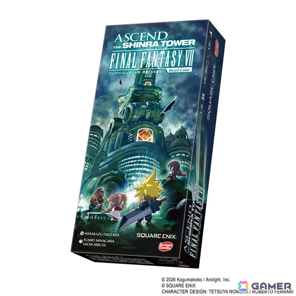 「FFVII」をモチーフに仲間と協力して不安定なビルを登っていくドキドキの協力型バランスボードゲームが11月6日に発売！の画像1
