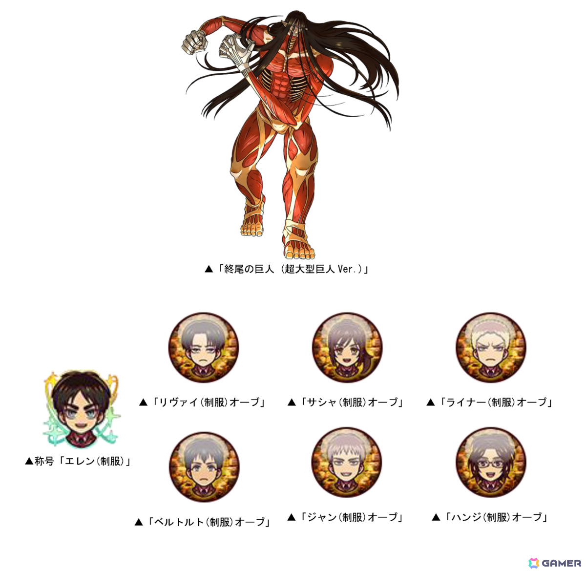 「ドラゴンポーカー」エレンやミカサ、アルミンたちが学生服姿で登場のTVアニメ「進撃の巨人」コラボが開催！の画像5