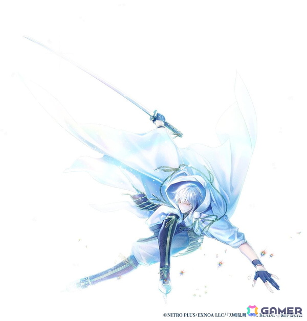 アイスショー「刀剣乱舞 - ICE BLADE -」鶴丸国永の描き下ろしキャラクタービジュアルが公開！の画像1