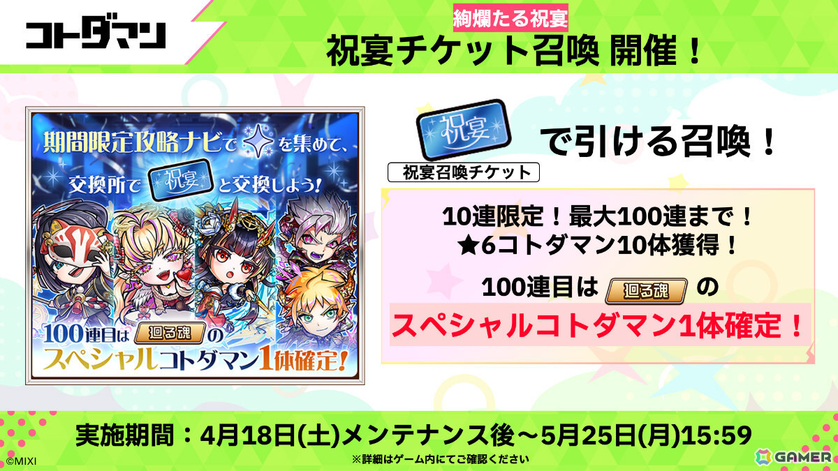 「コトダマン」8周年記念イベントが4月18日より開催！虹属性のグランドコトダマン・ンヘループ（天佑）が登場、虹のコトダマ5,000個を獲得可能なイベントパネルもの画像21