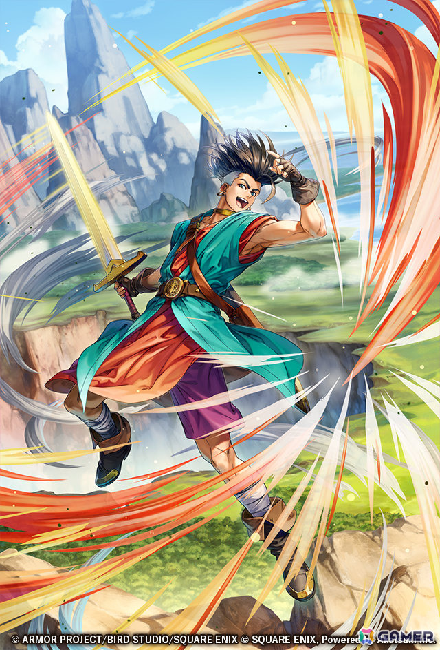 「ロマサガRS」で「ドラゴンクエストタクト」コラボが開催!コラボ衣装をまとったアルベルトやサルーインたちがガチャに登場の画像