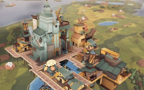 空中都市を築き広大な世界を旅するオープンワールド街づくりRPG「Airborne Empire」が正式リリース！