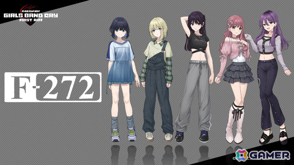 「ガールズバンドクライ First Riff」に登場するオリジナル新バンド第2弾「F-272」が発表！B'zなどが所属するB ZONEがプロデュースの画像1