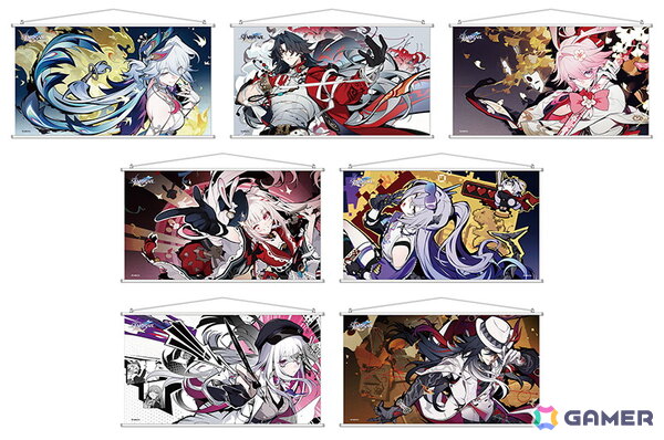 「スタレ」爻光や火花、緋英、銀狼のイラストを使用したマウスパッド、タペストリーなどがアニメイト限定で4月25日より販売！の画像3