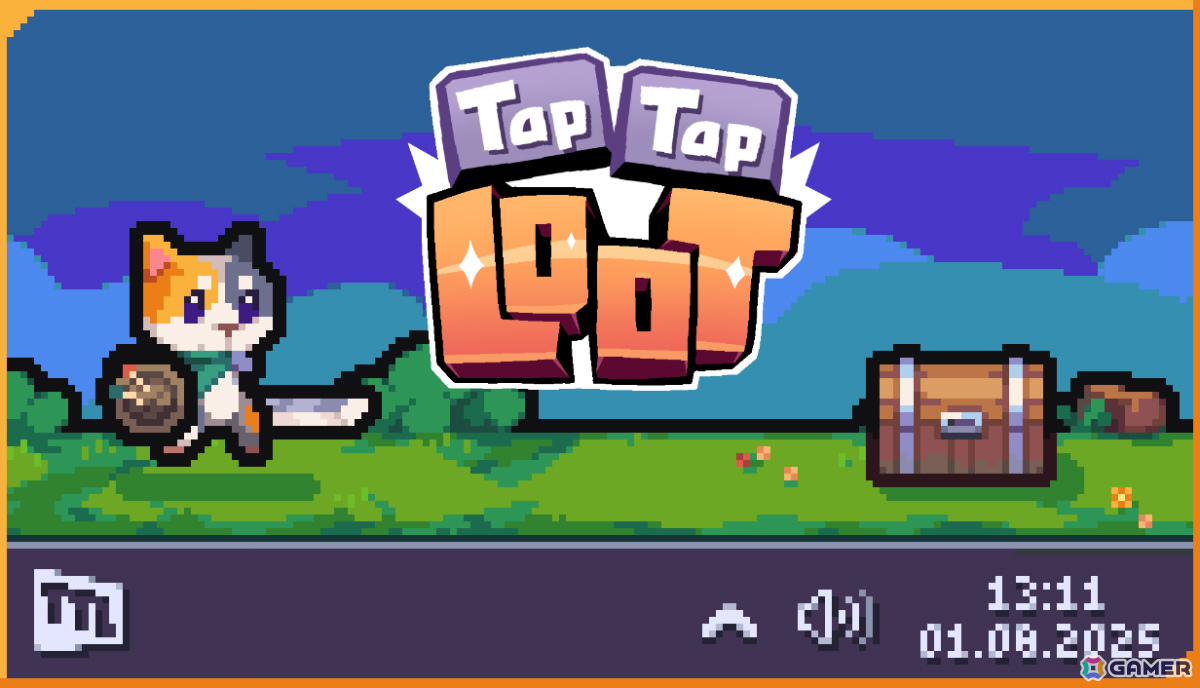Bongo Catにインスパイアされたデスクトップ冒険RPG「Tap Tap Loot」がSteamで配信中!タイピングで猫の冒険をサポートしようの画像