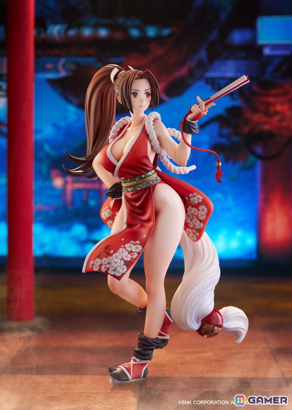 「THE KING OF FIGHTERS XV」不知火流忍術を継承するくノ一・不知火舞がフィギュア化！hncl先生が描き下ろした色気と余裕を漂わせる表情や佇まいを再現の画像1