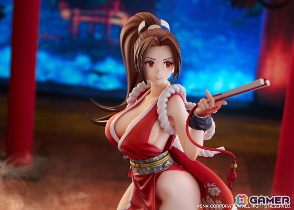 「THE KING OF FIGHTERS XV」不知火流忍術を継承するくノ一・不知火舞がフィギュア化！hncl先生が描き下ろした色気と余裕を漂わせる表情や佇まいを再現の画像3