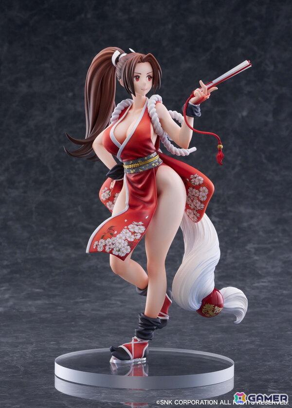 「THE KING OF FIGHTERS XV」不知火流忍術を継承するくノ一・不知火舞がフィギュア化！hncl先生が描き下ろした色気と余裕を漂わせる表情や佇まいを再現の画像4