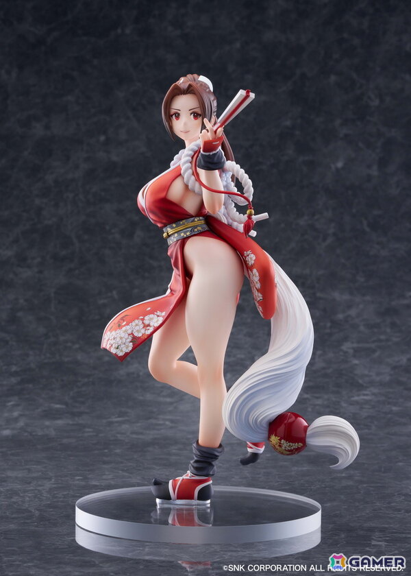 「THE KING OF FIGHTERS XV」不知火流忍術を継承するくノ一・不知火舞がフィギュア化！hncl先生が描き下ろした色気と余裕を漂わせる表情や佇まいを再現の画像5