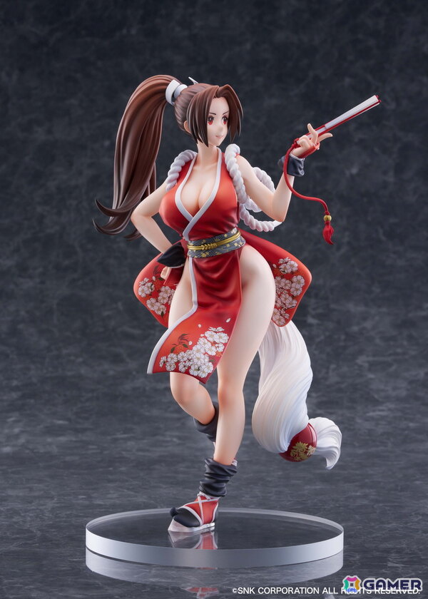 「THE KING OF FIGHTERS XV」不知火流忍術を継承するくノ一・不知火舞がフィギュア化！hncl先生が描き下ろした色気と余裕を漂わせる表情や佇まいを再現の画像7