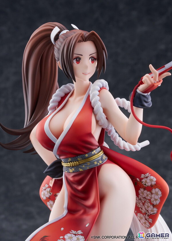 「THE KING OF FIGHTERS XV」不知火流忍術を継承するくノ一・不知火舞がフィギュア化！hncl先生が描き下ろした色気と余裕を漂わせる表情や佇まいを再現の画像8