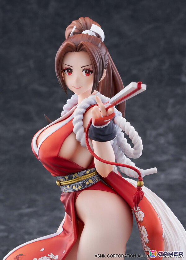 「THE KING OF FIGHTERS XV」不知火流忍術を継承するくノ一・不知火舞がフィギュア化！hncl先生が描き下ろした色気と余裕を漂わせる表情や佇まいを再現の画像9