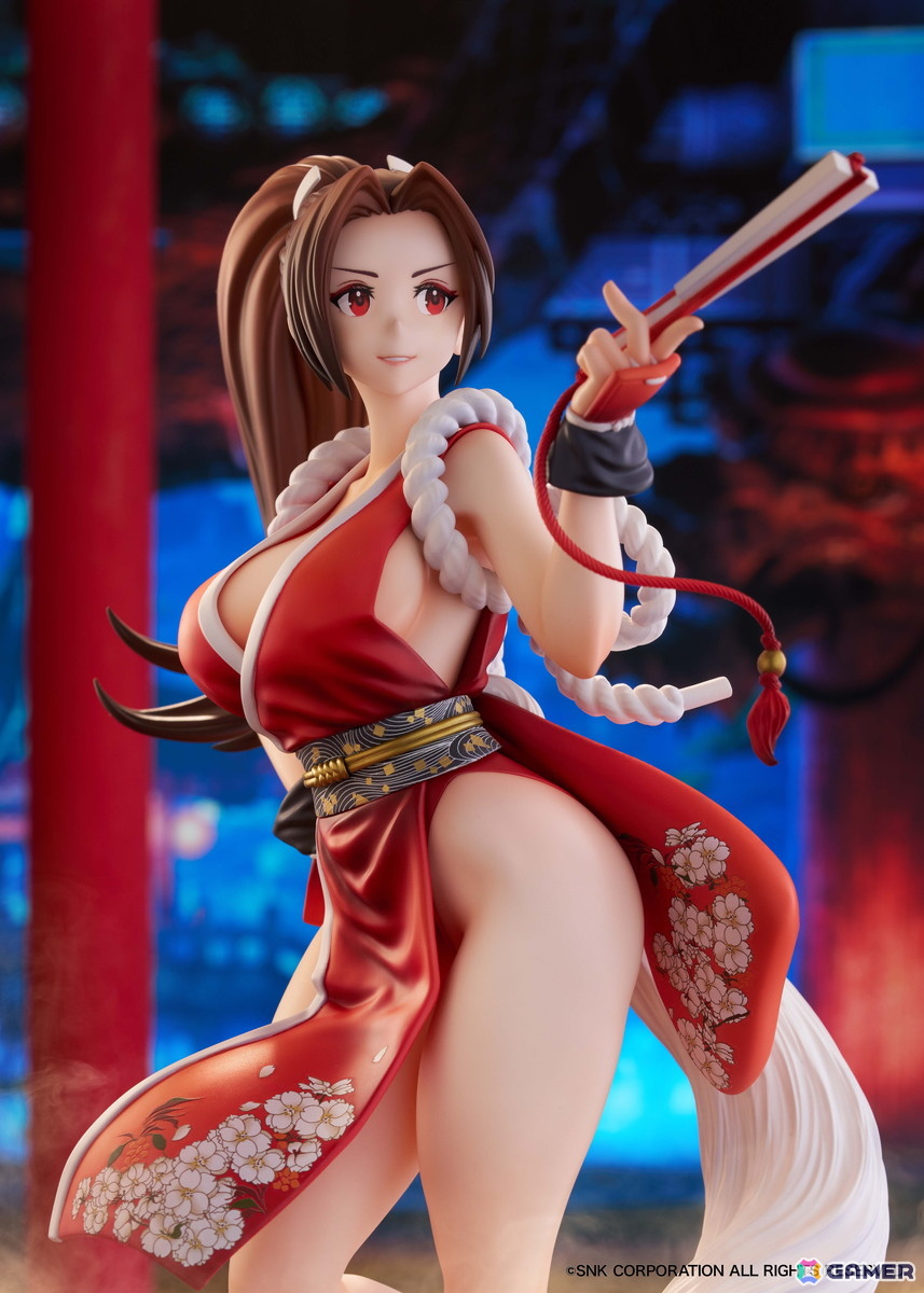 「THE KING OF FIGHTERS XV」不知火流忍術を継承するくノ一・不知火舞がフィギュア化!hncl先生が描き下ろした色気と余裕を漂わせる表情や佇まいを再現の画像