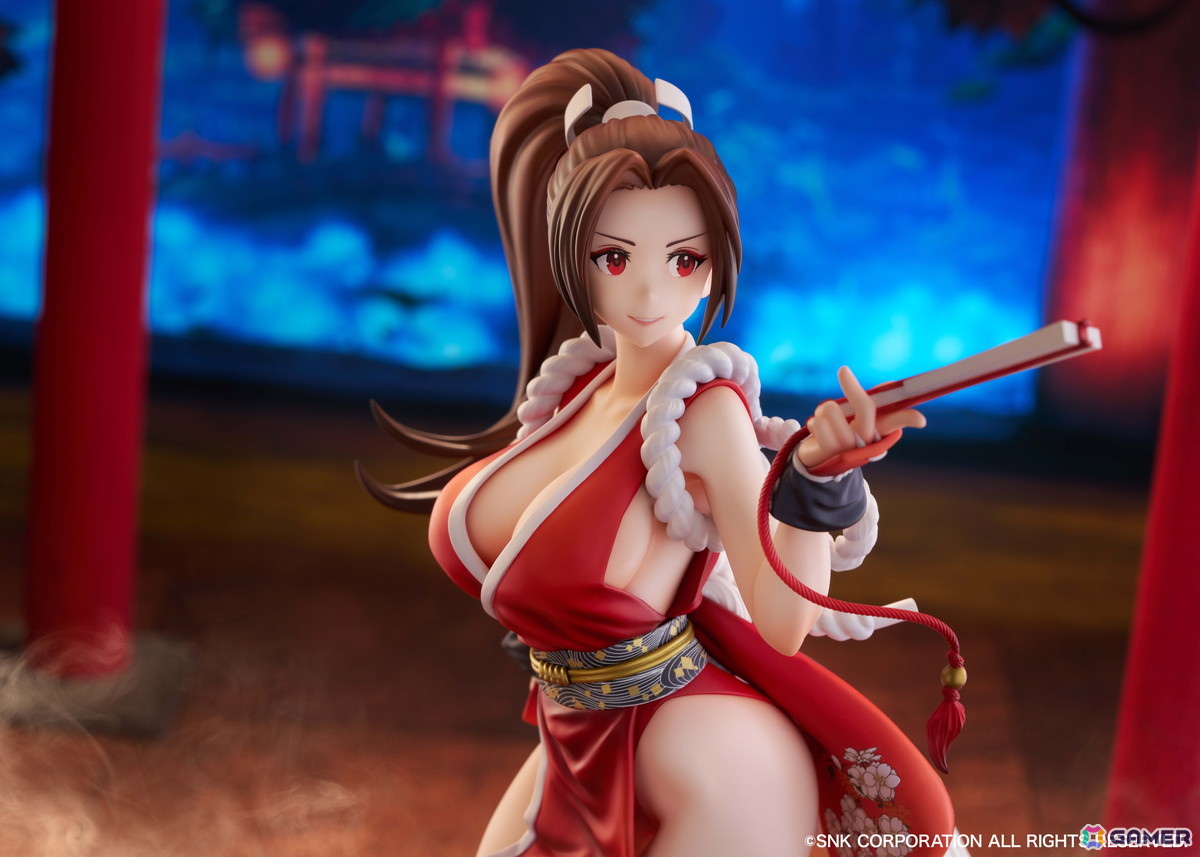 「THE KING OF FIGHTERS XV」不知火流忍術を継承するくノ一・不知火舞がフィギュア化!hncl先生が描き下ろした色気と余裕を漂わせる表情や佇まいを再現の画像