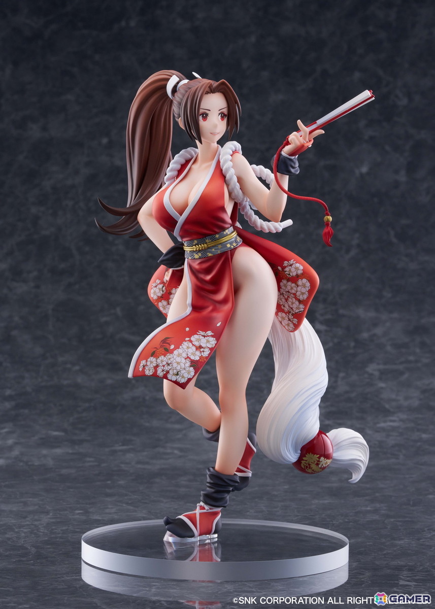 「THE KING OF FIGHTERS XV」不知火流忍術を継承するくノ一・不知火舞がフィギュア化!hncl先生が描き下ろした色気と余裕を漂わせる表情や佇まいを再現の画像
