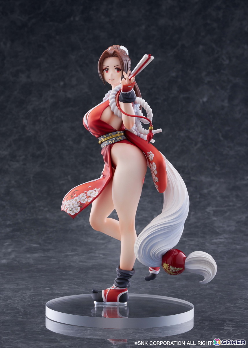 「THE KING OF FIGHTERS XV」不知火流忍術を継承するくノ一・不知火舞がフィギュア化!hncl先生が描き下ろした色気と余裕を漂わせる表情や佇まいを再現の画像