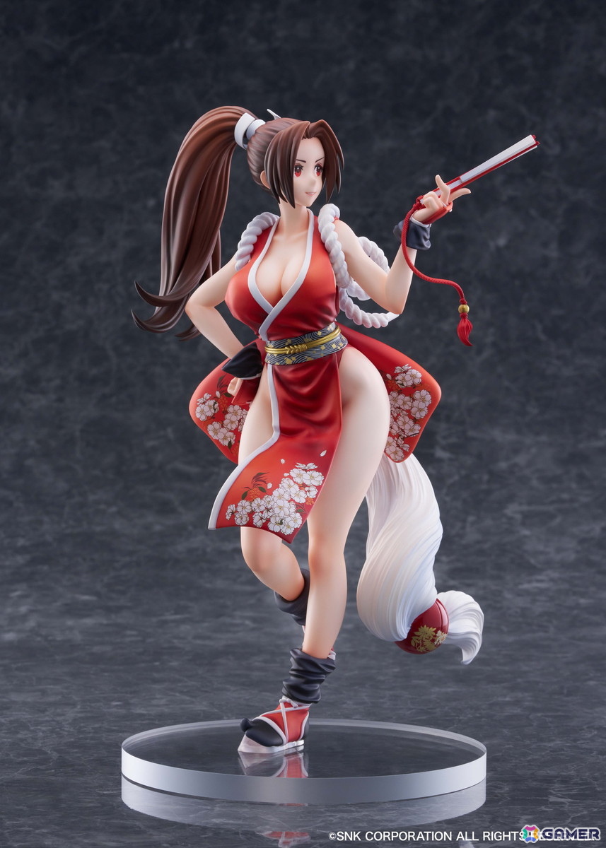 「THE KING OF FIGHTERS XV」不知火流忍術を継承するくノ一・不知火舞がフィギュア化!hncl先生が描き下ろした色気と余裕を漂わせる表情や佇まいを再現の画像