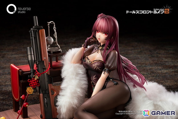 「ドルフロ2」より戦術人形・マキアートが艶やかな「花影重」スキンの姿で立体化！しとやかで色気漂うポージングを1/6スケールで忠実に再現の画像1