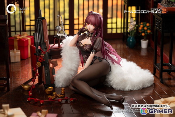 「ドルフロ2」より戦術人形・マキアートが艶やかな「花影重」スキンの姿で立体化！しとやかで色気漂うポージングを1/6スケールで忠実に再現の画像2