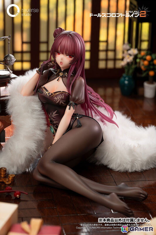 「ドルフロ2」より戦術人形・マキアートが艶やかな「花影重」スキンの姿で立体化！しとやかで色気漂うポージングを1/6スケールで忠実に再現の画像3