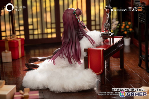 「ドルフロ2」より戦術人形・マキアートが艶やかな「花影重」スキンの姿で立体化！しとやかで色気漂うポージングを1/6スケールで忠実に再現の画像5