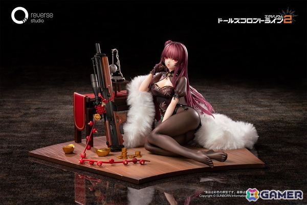 「ドルフロ2」より戦術人形・マキアートが艶やかな「花影重」スキンの姿で立体化！しとやかで色気漂うポージングを1/6スケールで忠実に再現の画像9
