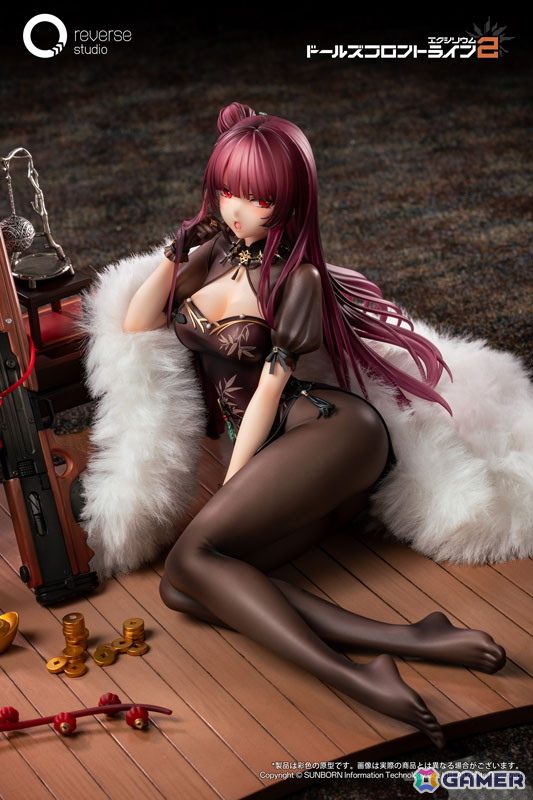 「ドルフロ2」より戦術人形・マキアートが艶やかな「花影重」スキンの姿で立体化！しとやかで色気漂うポージングを1/6スケールで忠実に再現の画像15