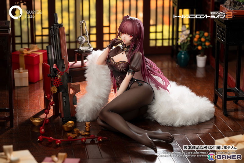 「ドルフロ2」より戦術人形・マキアートが艶やかな「花影重」スキンの姿で立体化！しとやかで色気漂うポージングを1/6スケールで忠実に再現の画像2