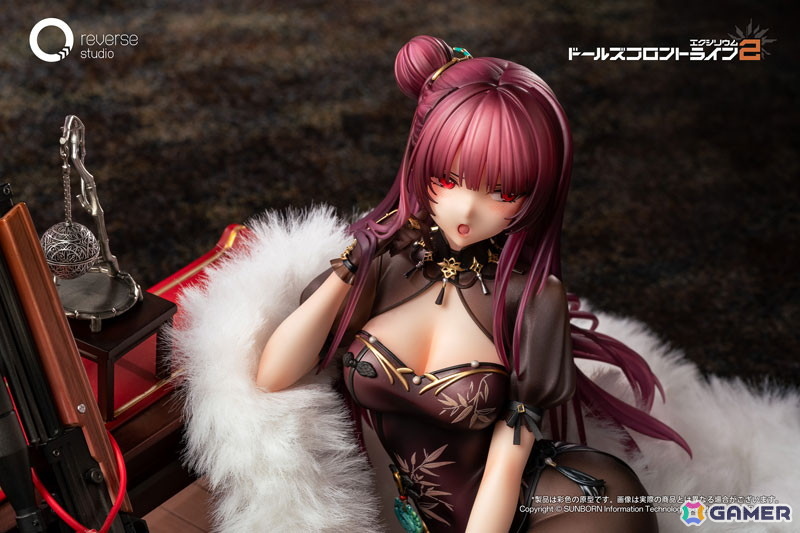 「ドルフロ2」より戦術人形・マキアートが艶やかな「花影重」スキンの姿で立体化！しとやかで色気漂うポージングを1/6スケールで忠実に再現の画像20