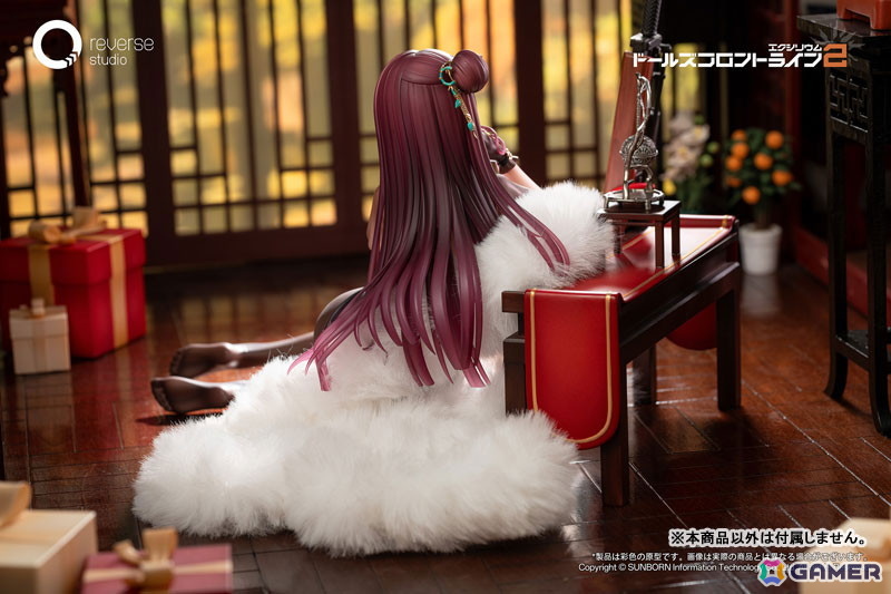 「ドルフロ2」より戦術人形・マキアートが艶やかな「花影重」スキンの姿で立体化！しとやかで色気漂うポージングを1/6スケールで忠実に再現の画像5
